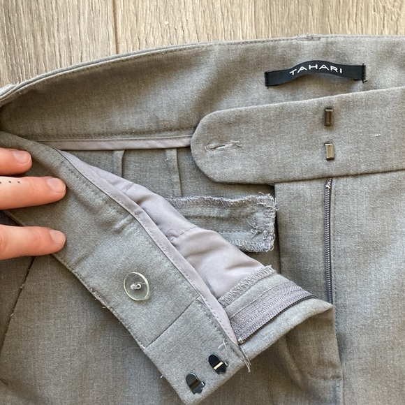Tahari dress pants, grey, size 4 - Picture 3 of 5